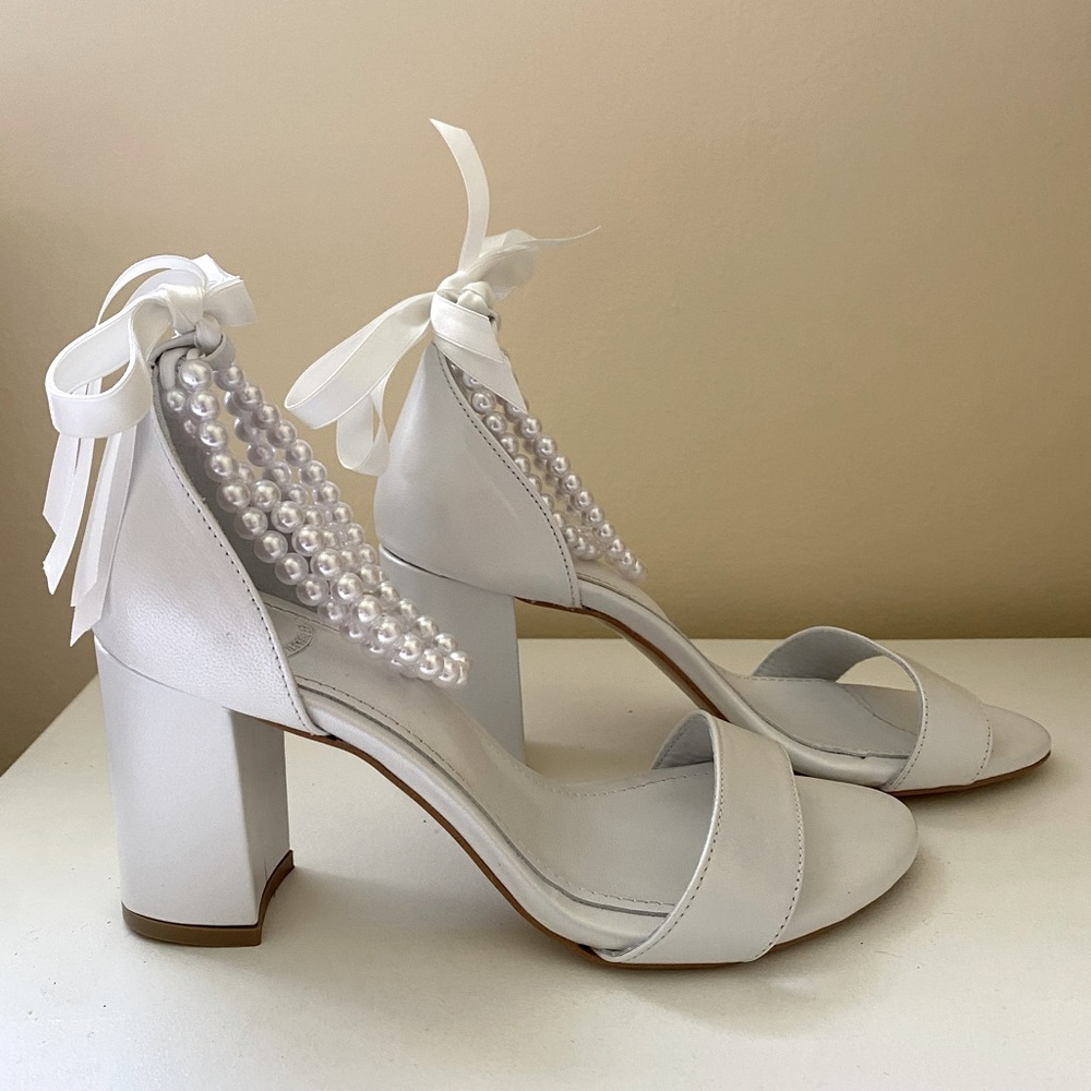 Bridal Block Heels